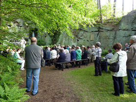 Die Fatima Grotte in Naumburg (Foto: Karl-Franz Thiede)